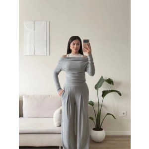 Madonna Üçlü Takım - GRİ