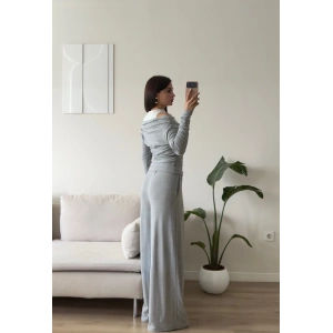Madonna Üçlü Takım - GRİ