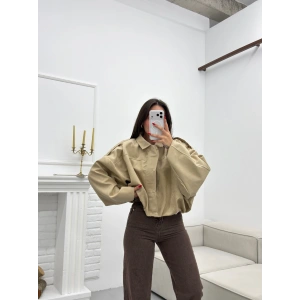 Muadil Oversize Ceket - BEJ
