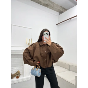 Muadil Oversize Ceket - KAHVE