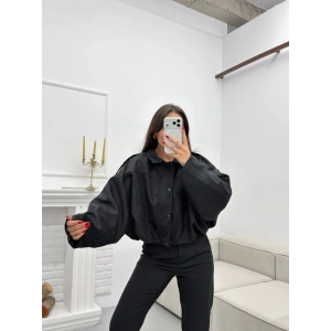 Muadil Oversize Ceket - SİYAH