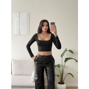 Ön Arka Oval Crop - SİYAH