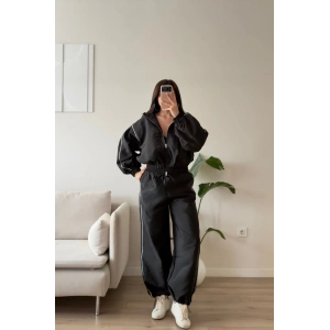 Oversize Bomber Paraşüt Takım - SİYAH