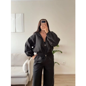 Oversize Bomber Paraşüt Takım - SİYAH