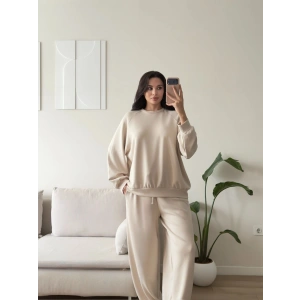 Oversize Modal İkili Takım - BEJ