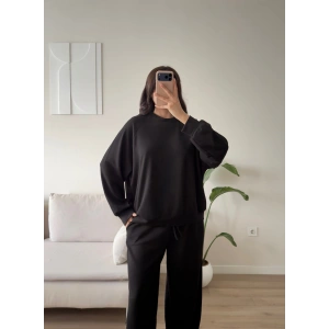 Oversize Modal İkili Takım - SİYAH