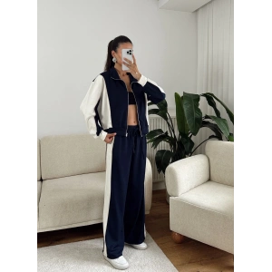 Oys Şerit Eşofman Takımı - LACİVERT