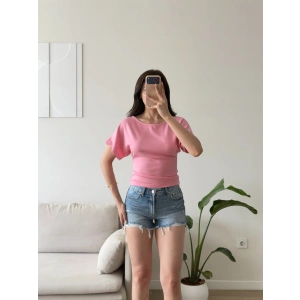 OYS Yarasa Kol Bluz - PEMBE