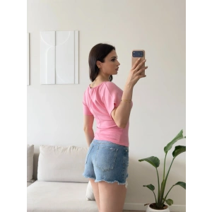OYS Yarasa Kol Bluz - PEMBE