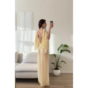 Pelerin Tül Pareo Takım - SARI