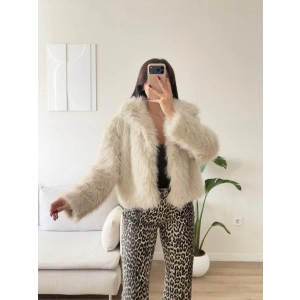 Premium Bella Kürk Ceket - BEJ