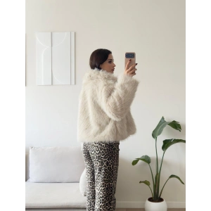 Premium Bella Kürk Ceket - BEJ