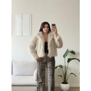 Premium Bella Kürk Ceket - BEJ