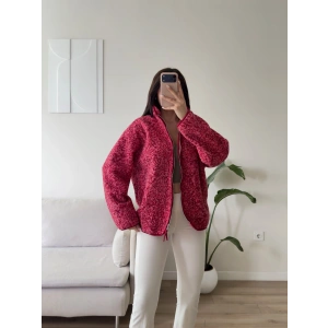 Premium Kırçıllı Oversize Ceket - MERCAN