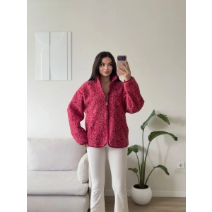Premium Kırçıllı Oversize Ceket - MERCAN
