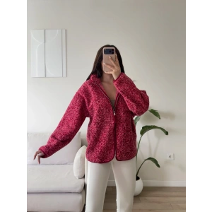 Premium Kırçıllı Oversize Ceket - MERCAN
