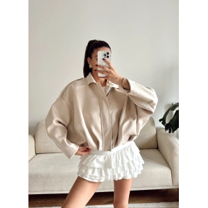 Premium Oversize Ceket - BEJ