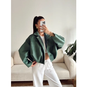 Premium Oversize Ceket - YEŞİL
