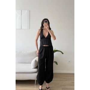 Premium Şalvar Pantolon - SİYAH