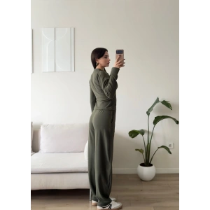 Selanik Düğmeli İkili Takım - HAKİ