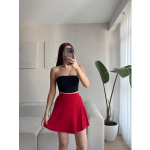 Şortlu Sandy Tenis Etek - KIRMIZI