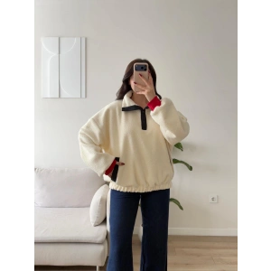 Teddy Ayıcık Nakışlı Oversize Sweat