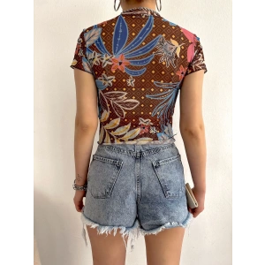 Tül Crop