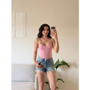 Yıldız Aksesuar Bodysuit - PEMBE