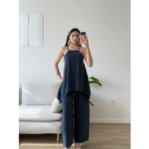 ZR Premium Askılı Tulum - LACİVERT