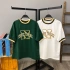 Ribanalı New York Tshirt- YEŞİL