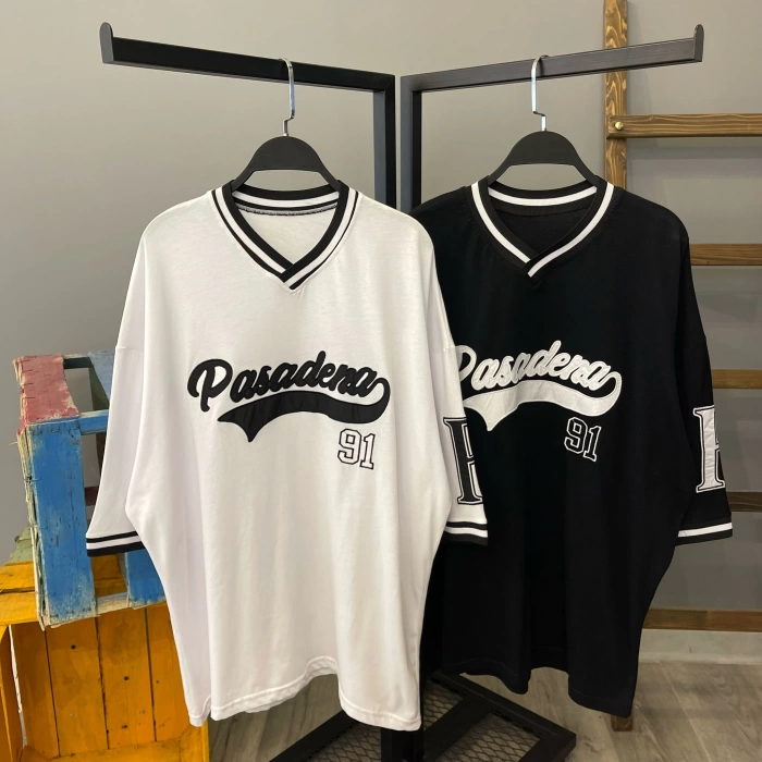 Pasadena Ribanalı Oversize T-shirt