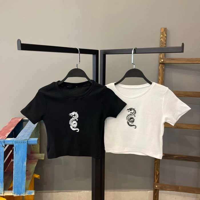 Yeni Sezon Kaşkorse Crop-Siyah