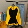 Çift Renk Unisex Oversize Hırka
