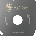 Adige Elmas Uçlu Daire Testere 255mm X 40T (460 Gr)