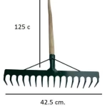 Adige Gürgen Saplı Metal Tırmık 42 Cm