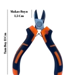 Adige Mini Küçük Yan Keski 11 Cm