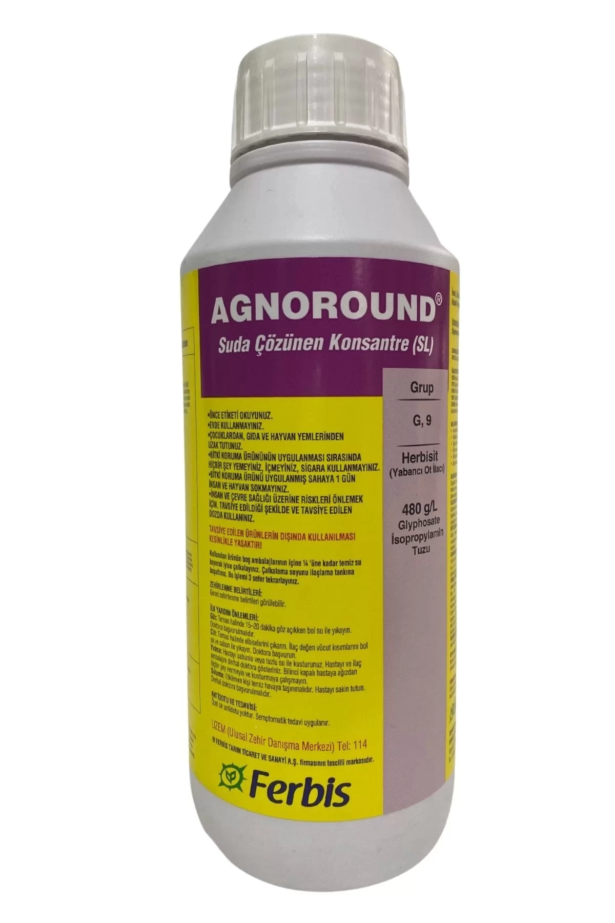 Agnoround Herbisit Yabancı Ot İlacı 1 Lt