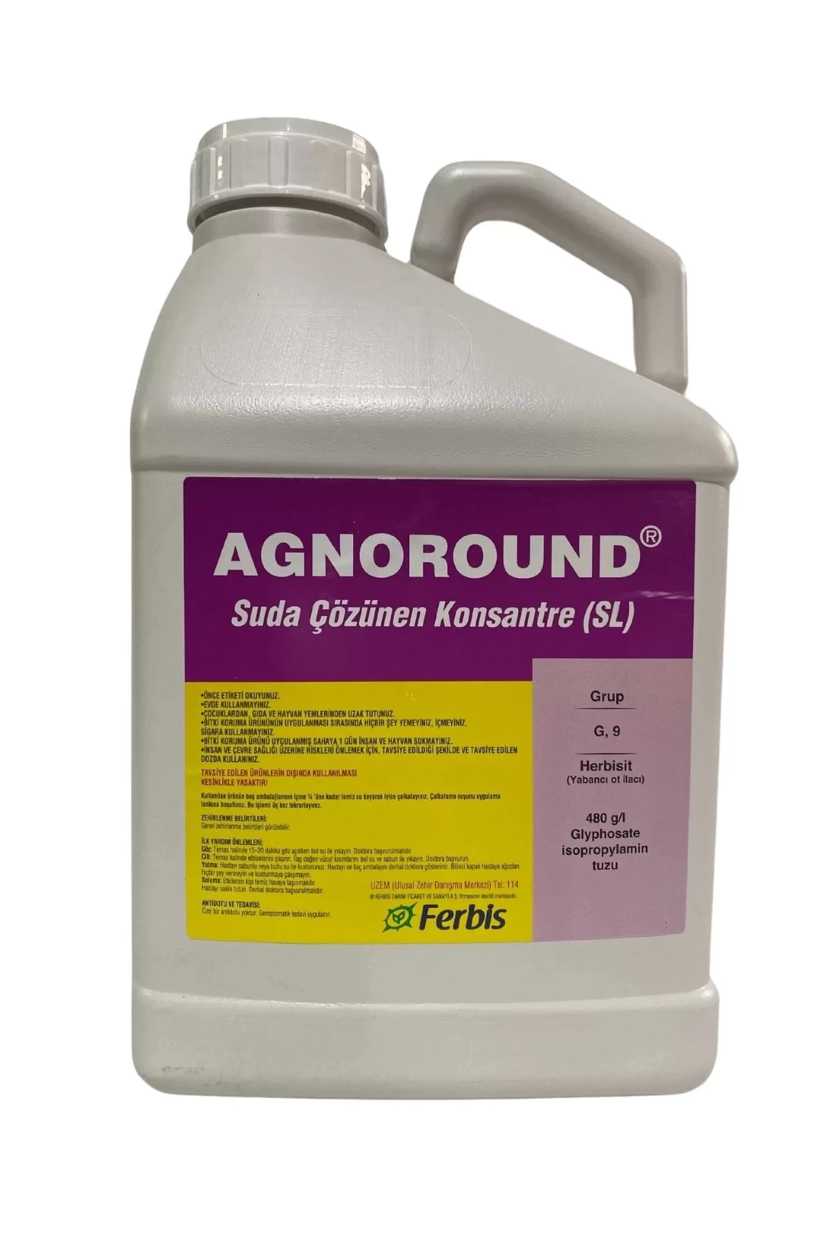 Agnoround Herbisit Yabancı Ot İlacı 5 Lt