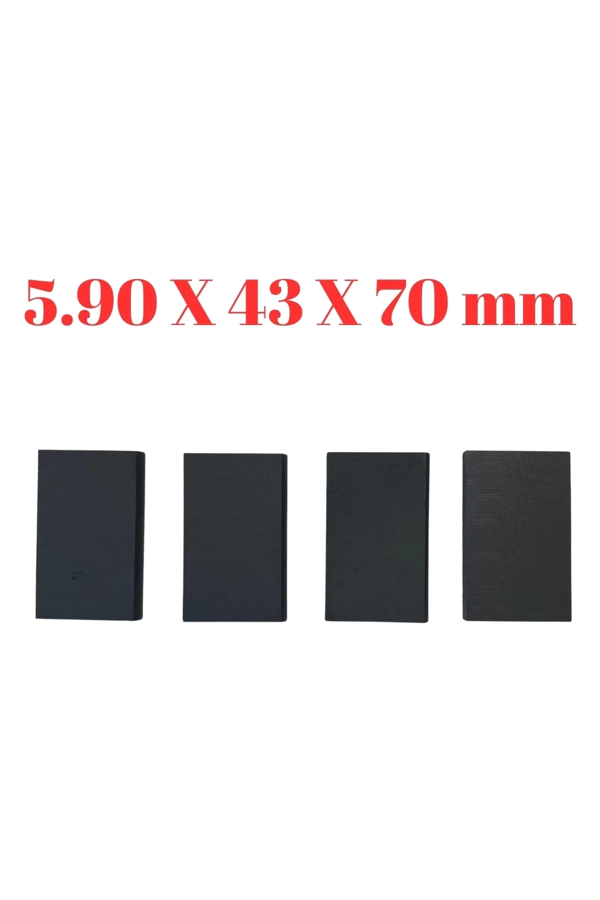 Bartech Kuru Süt Sağım Makinesi Fiber Kömür Paleti 5.90*43*70 Mm 1 Adet
