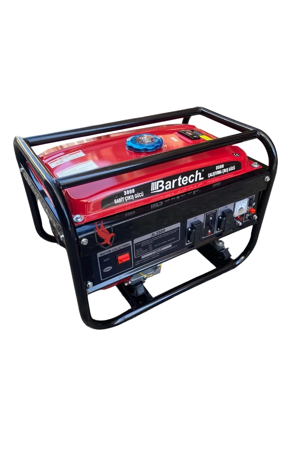 Bartech LB3500 Benzinli Monofaze Jeneratör 7 Hp