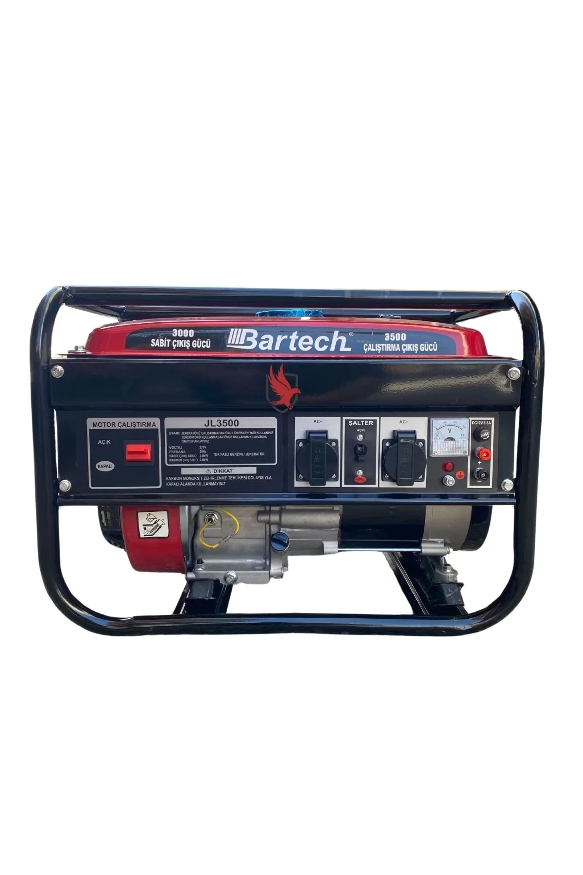 Bartech LB3500 Benzinli Monofaze Jeneratör 7 Hp
