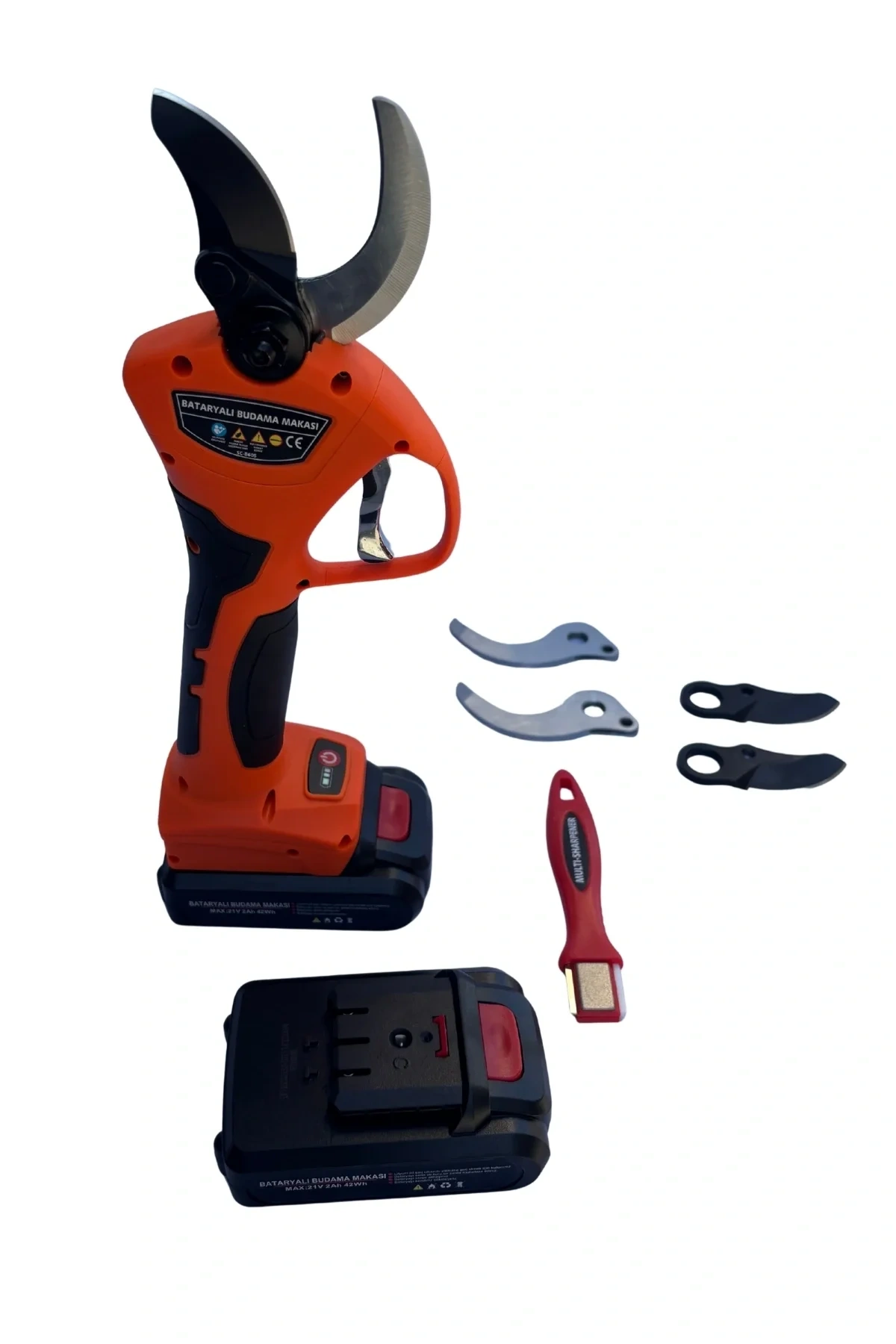 Bartech SC-8605 40MM Sensörlü Akülü Budama Makası 21V 2AH Çift Akülü