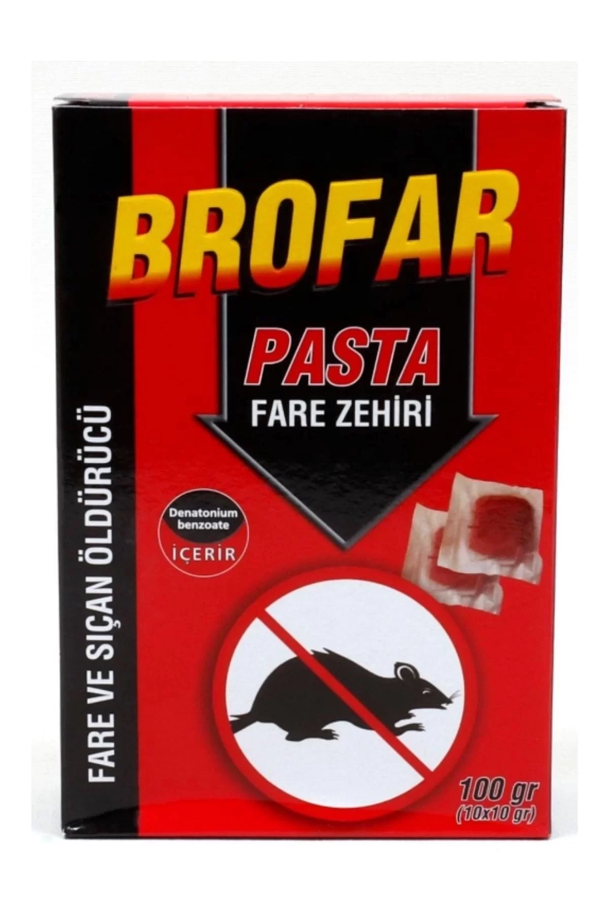 Brofar Pasta Şeklinde Fare Ze.hiri 100 gr