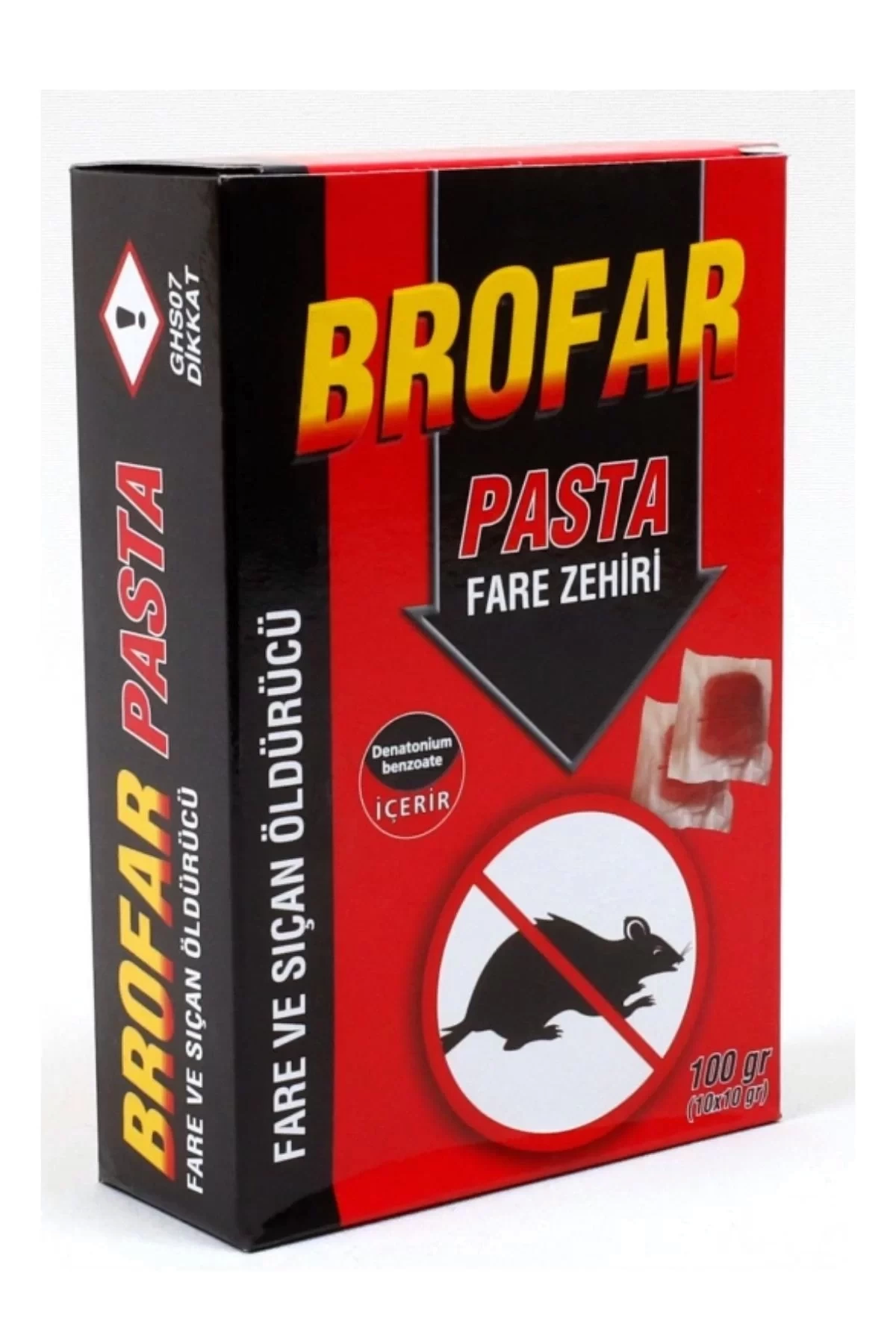 Brofar Pasta Şeklinde Fare Ze.hiri 100 gr