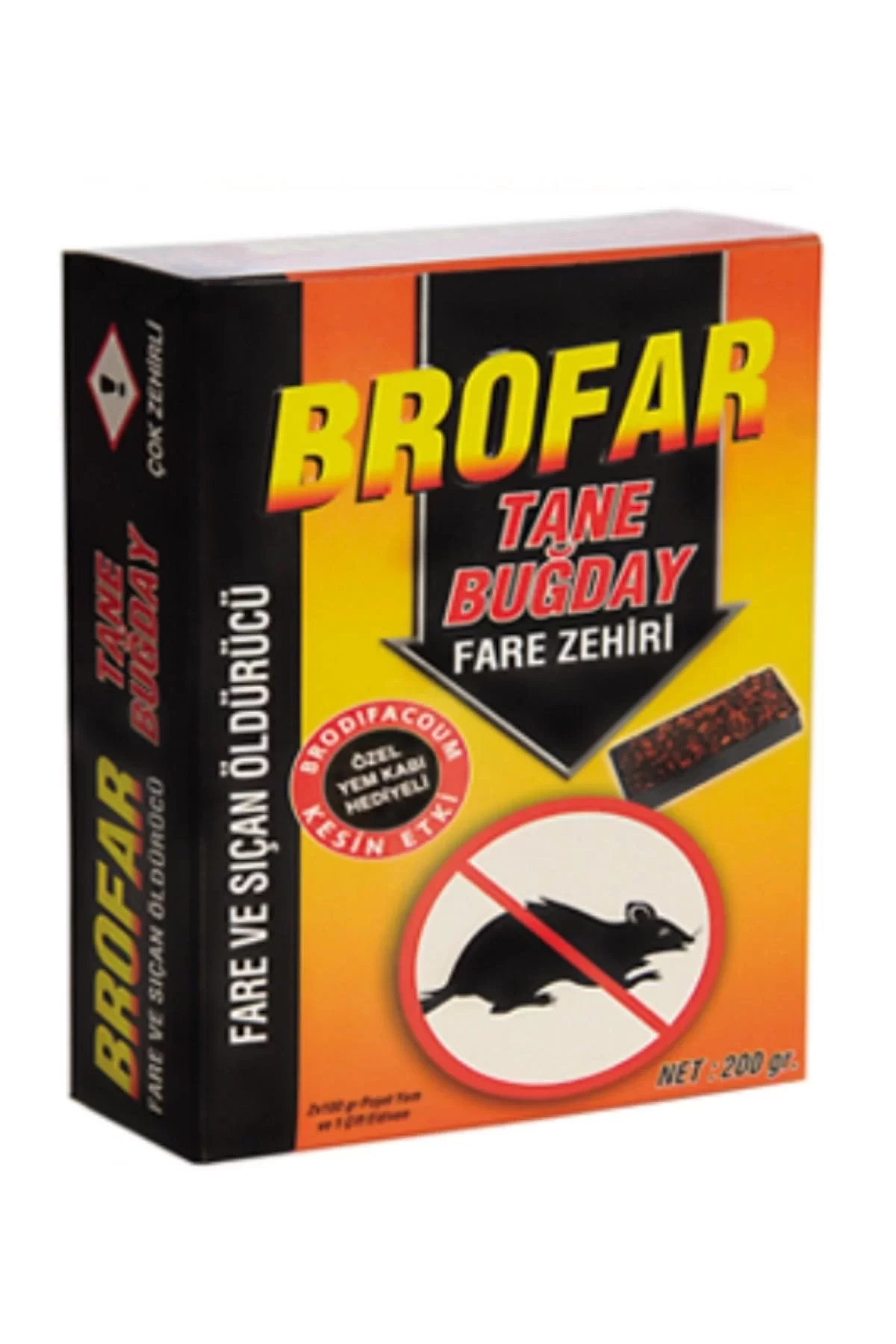 Brofar Tane Buğday Şeklinde Fare Ze.hir 200 gr