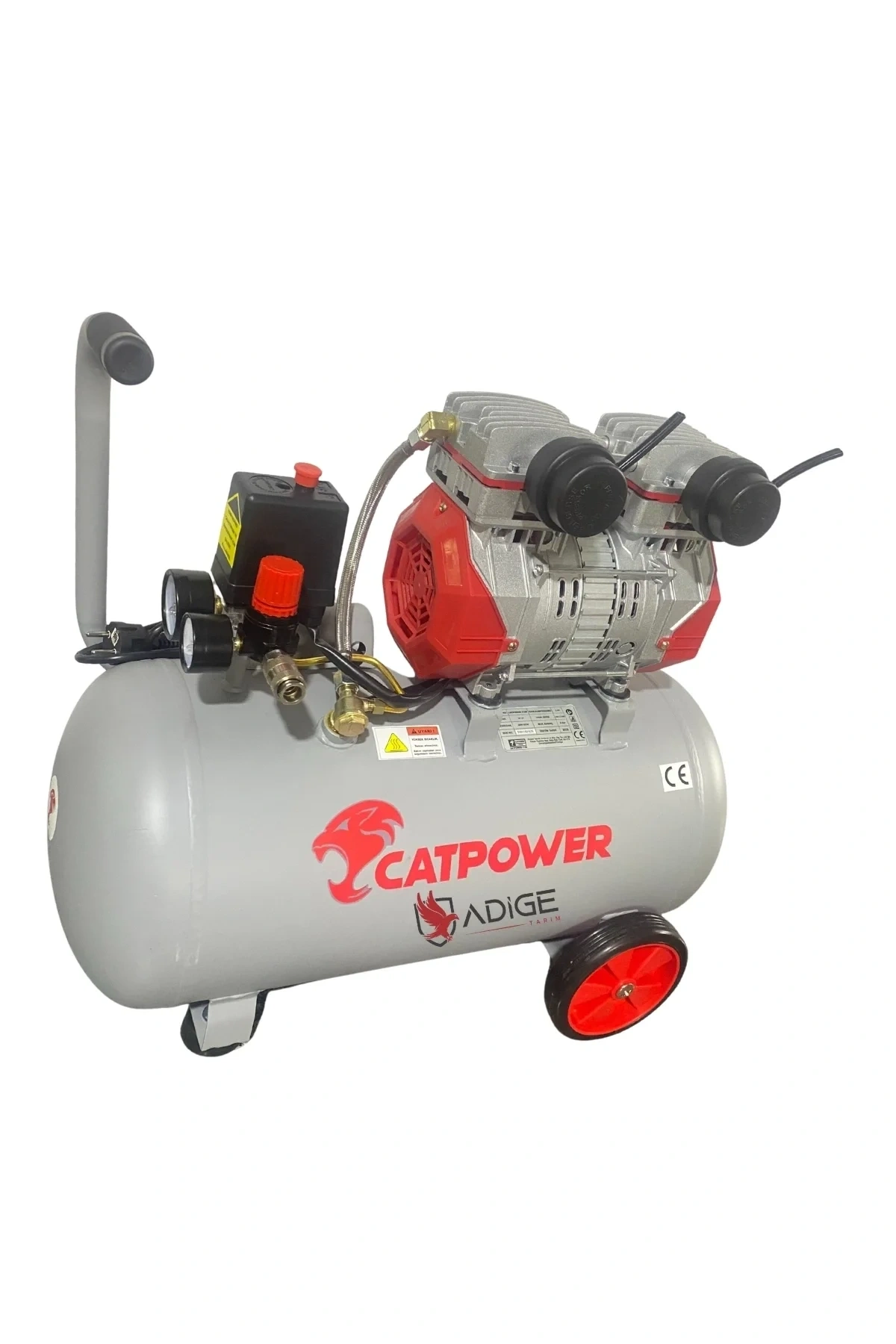 Cat power 1154 Sessiz Ve Yağsız Kompresör 2 Hp 50 Lt