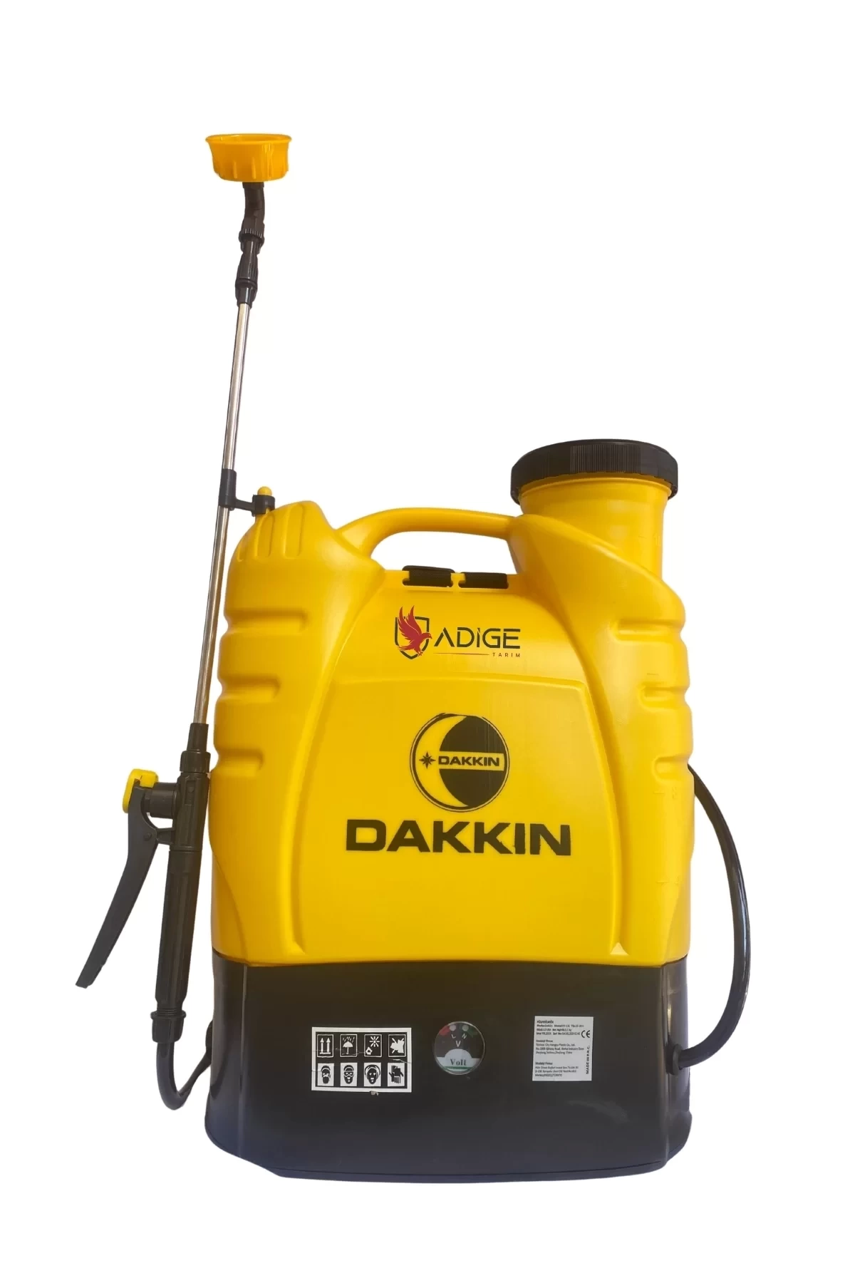 Dakkin Akülü Şarjlı Sıvı Pompası 16 Lt