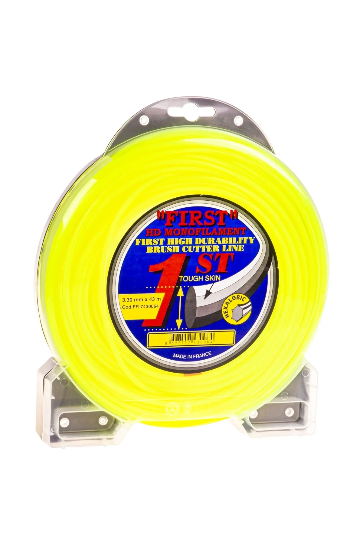First Tırpan Misinası Misinesi Sarı 3.3 Mm 6 Köşe 43 Mt 2 Adet