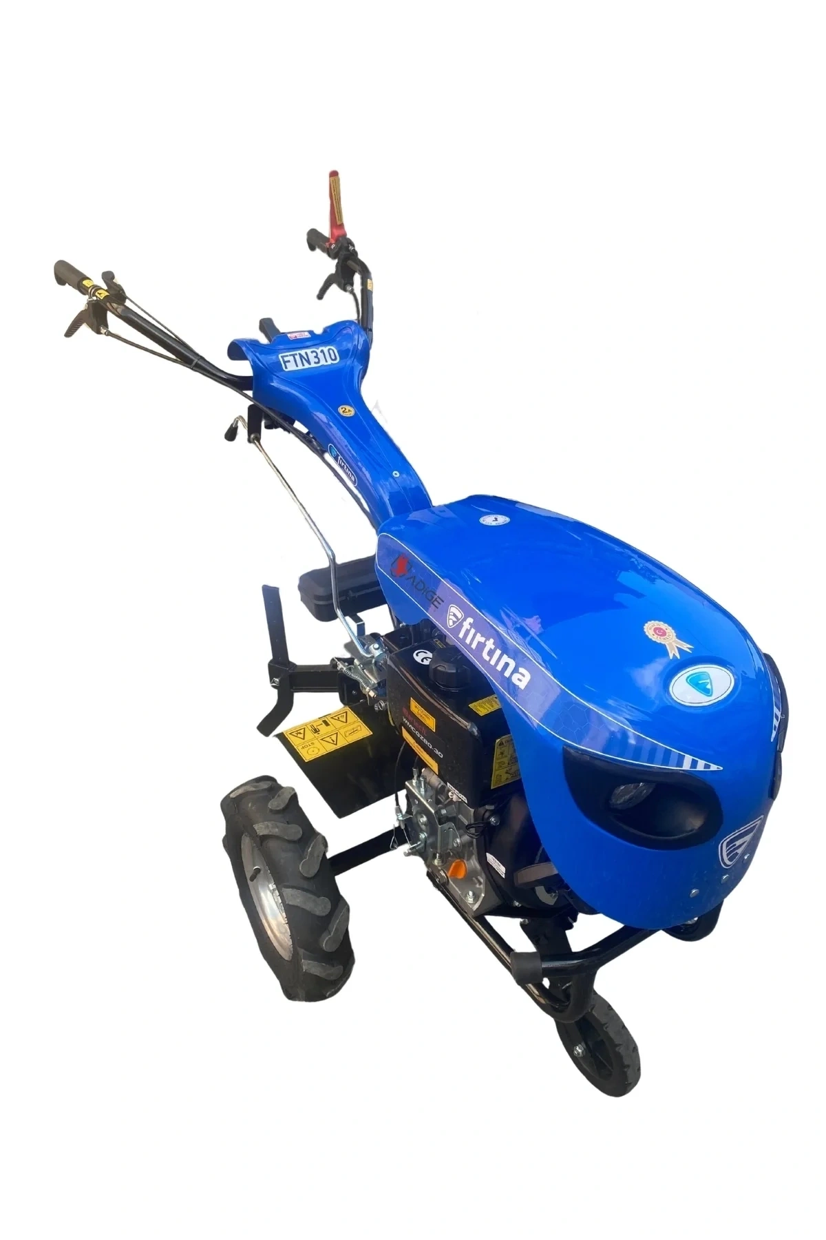 Fırtına 310 Dizel Çapa Makinesi Marşlı Farlı 7 Hp (Teker Takımlı)