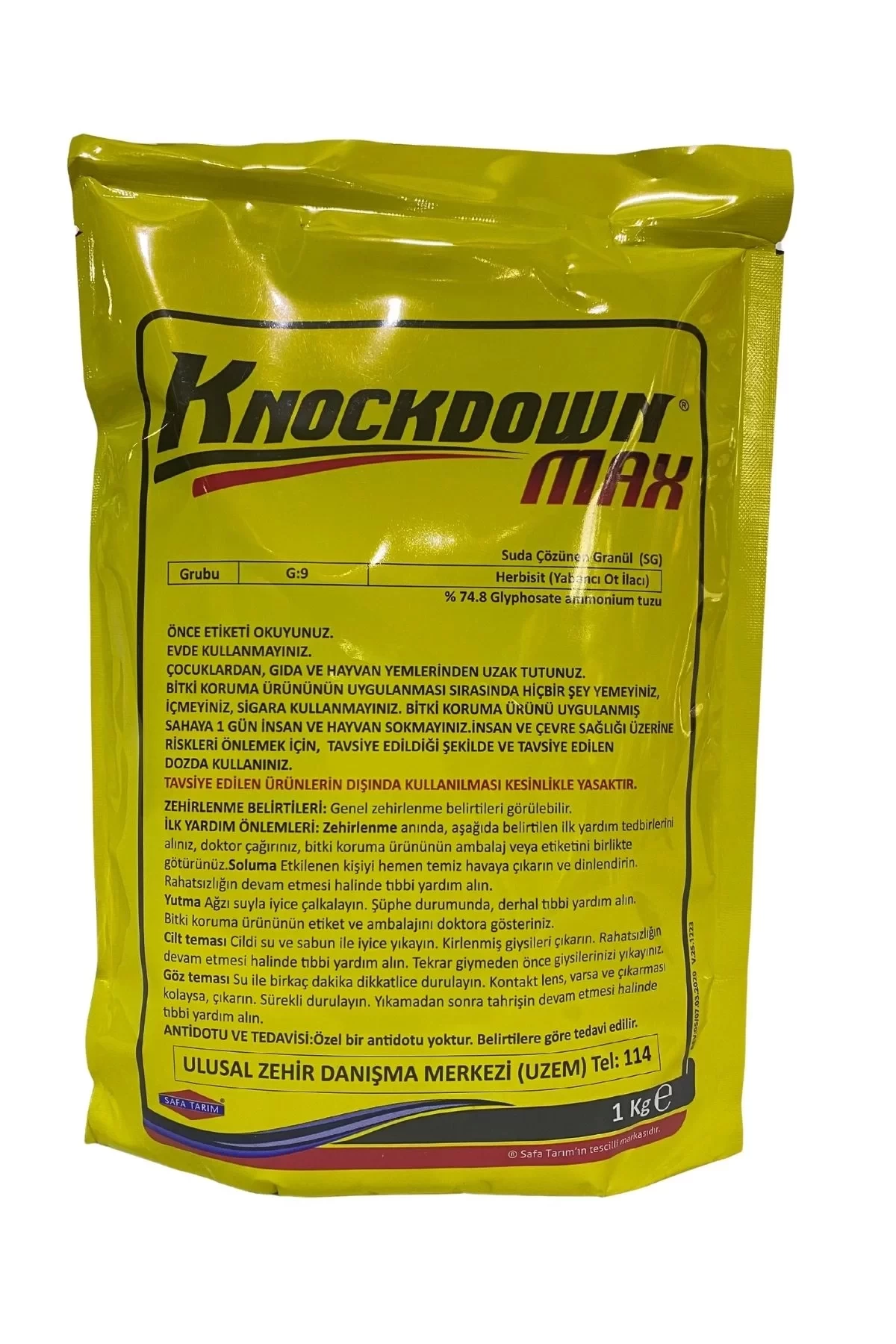 Knockdown Max Herbisit Kurutma - Ot İlacı 1 Kg